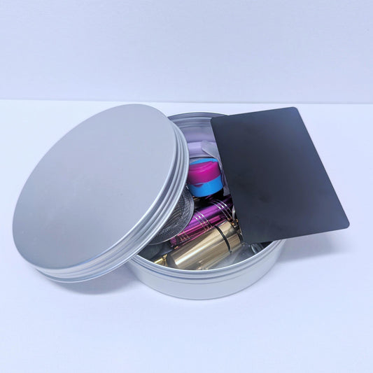 Travel Snuff Kit - Purple and Gold